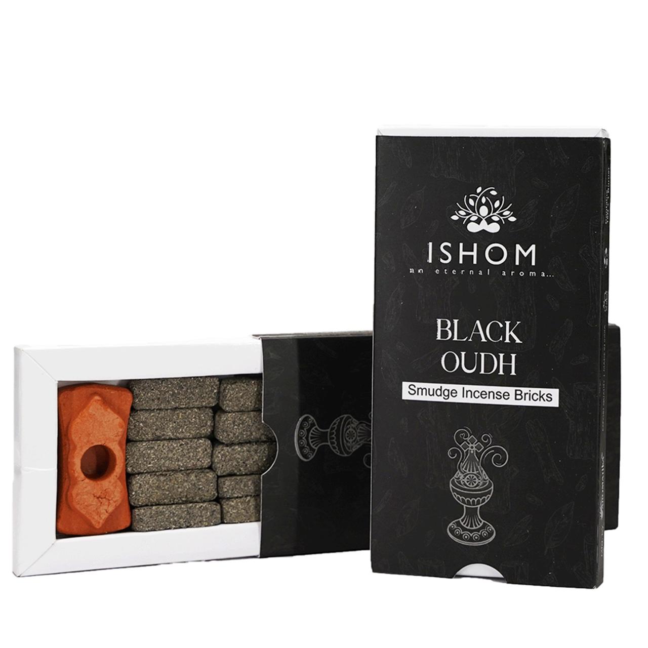 Black Oudh Incense Bricks