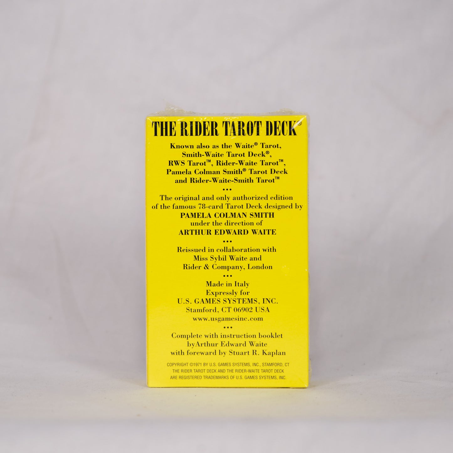 The Rider Tarot Deck