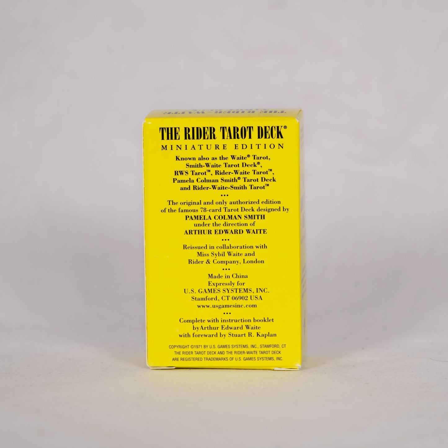 Miniature Rider-Waite Tarot Deck