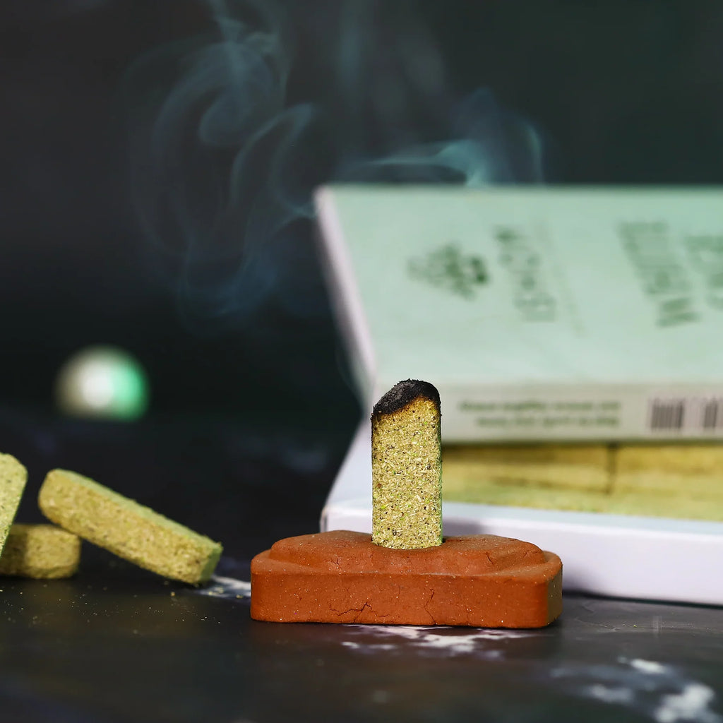 Ishom White Sage Incense Bricks – Natural Cleansing & Purifying Aromatherapy