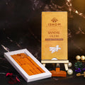 Ishom Sandal Oudh Incense Bricks – Warm, Calming Sandalwood Aromatherapy Experience