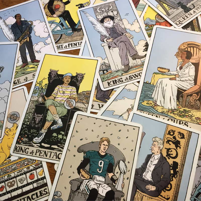 Philly Tarot Decks by James Boyle
