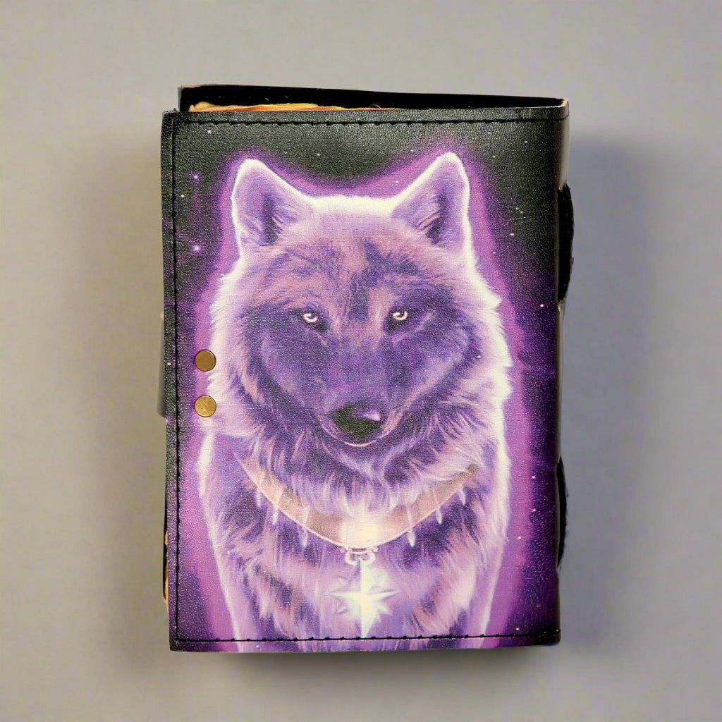Wolf Handmade Journal – Rustic Artistic Writing & Sketchbook Notebook