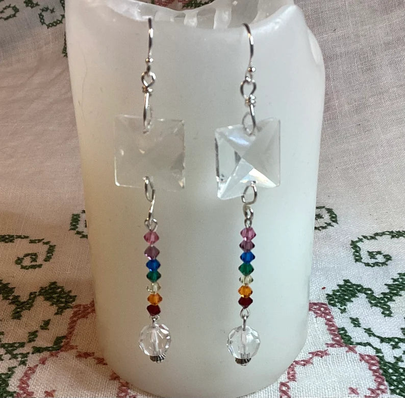 Faceted Vintage Chandelier Crystals