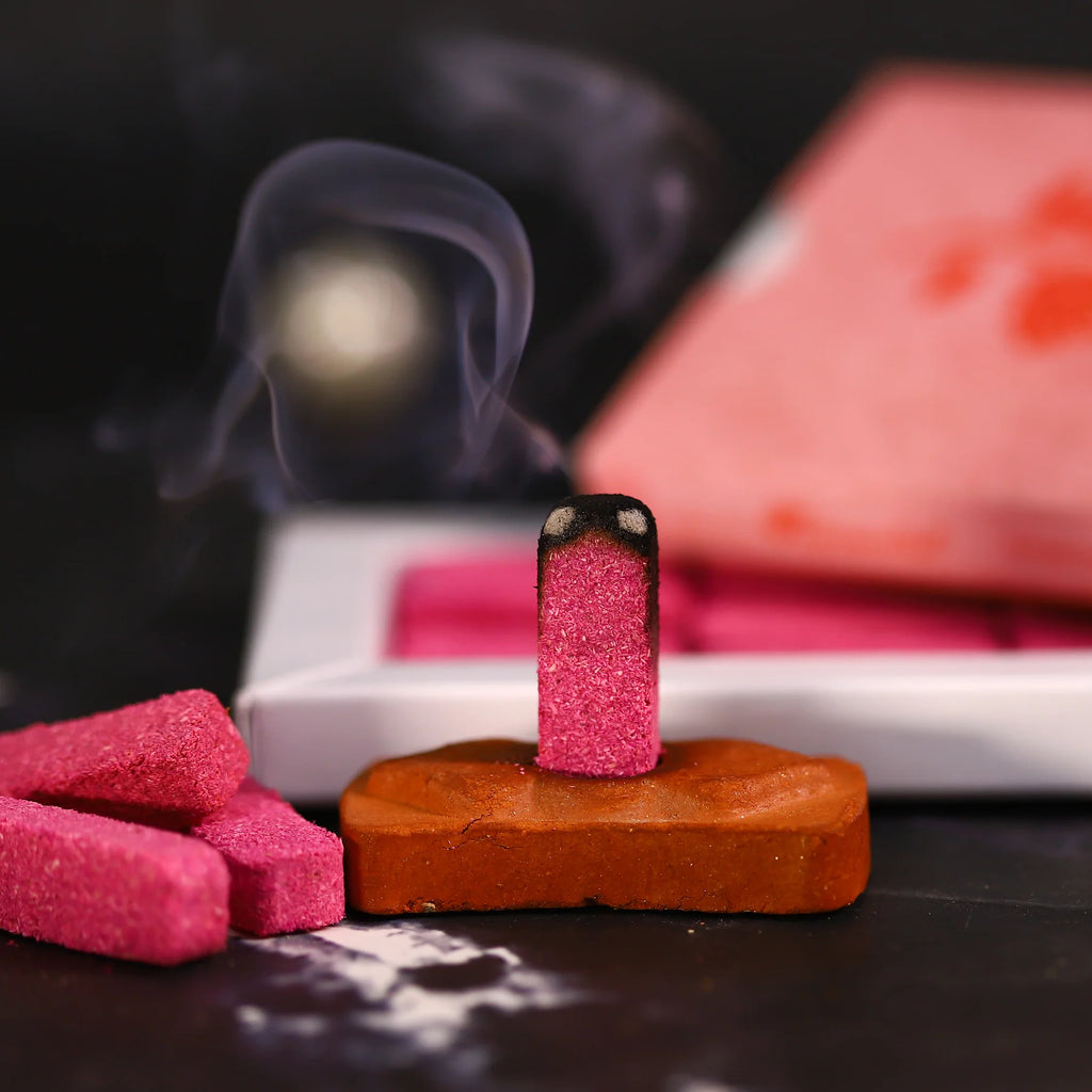 Ishom Rose Oudh Incense Bricks – Luxury Floral Aroma for Relaxation & Gifting