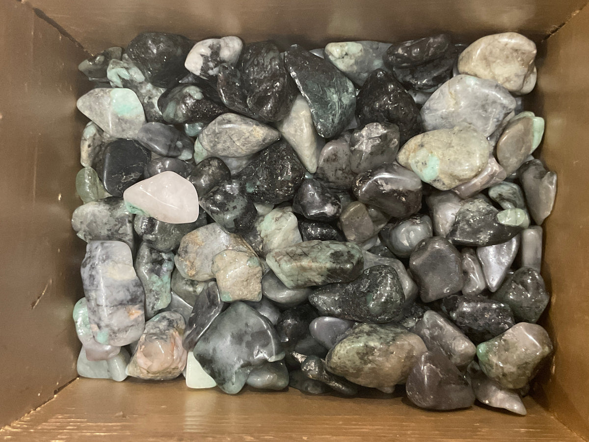 Tumbled Emerald