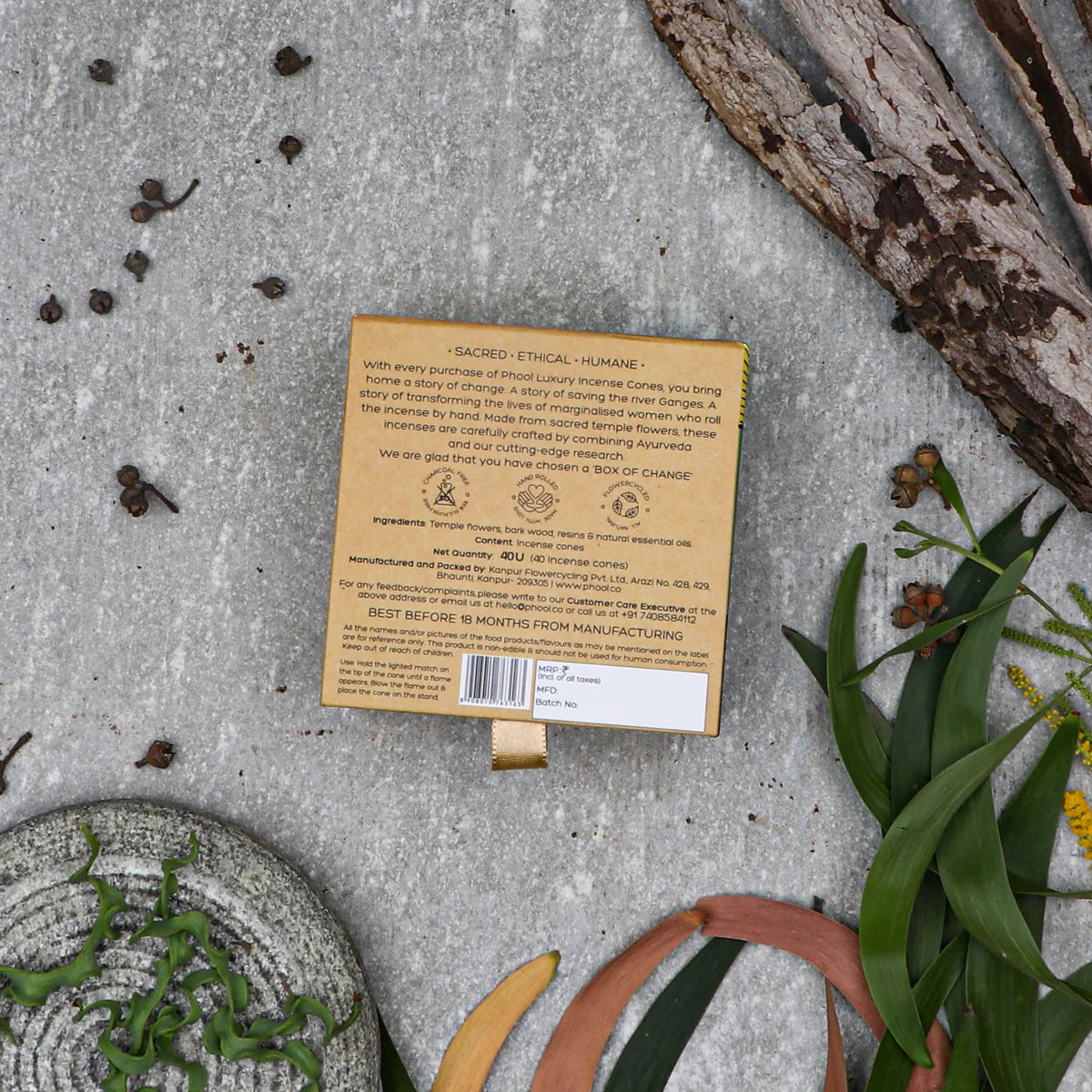 Phool Eucalyptus Incense Cones