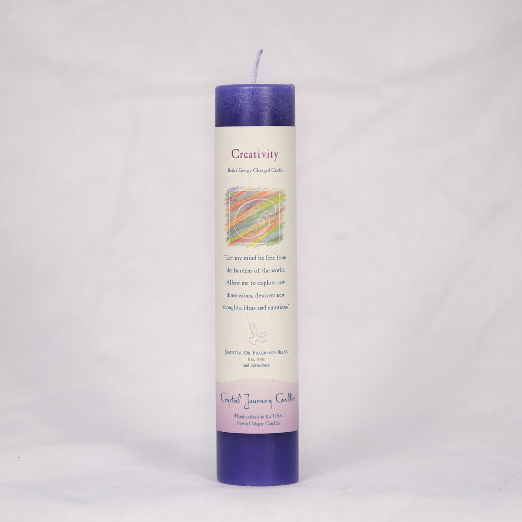 Crystal Journey: Herbal Magic Reiki-Charged Pillars