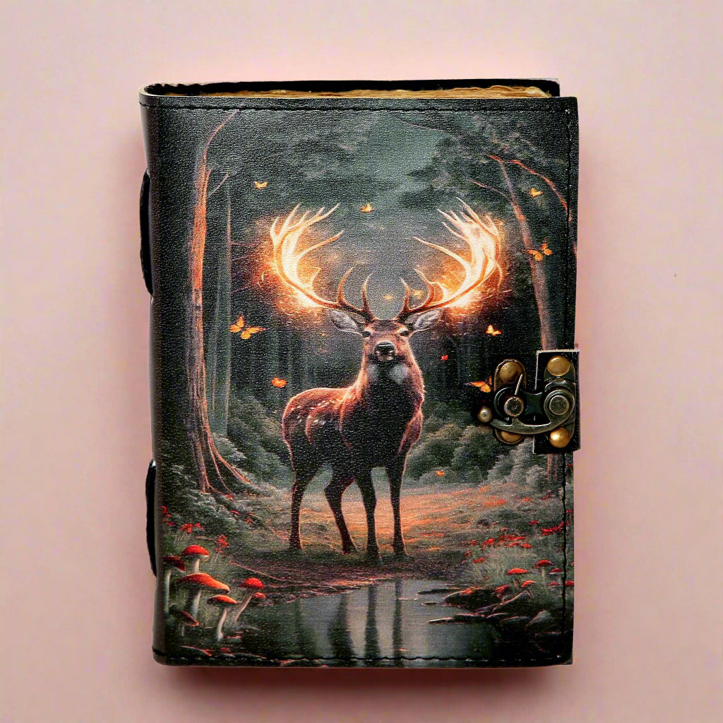 Deer Handmade Journal – Rustic Nature Writing & Sketchbook Notebook