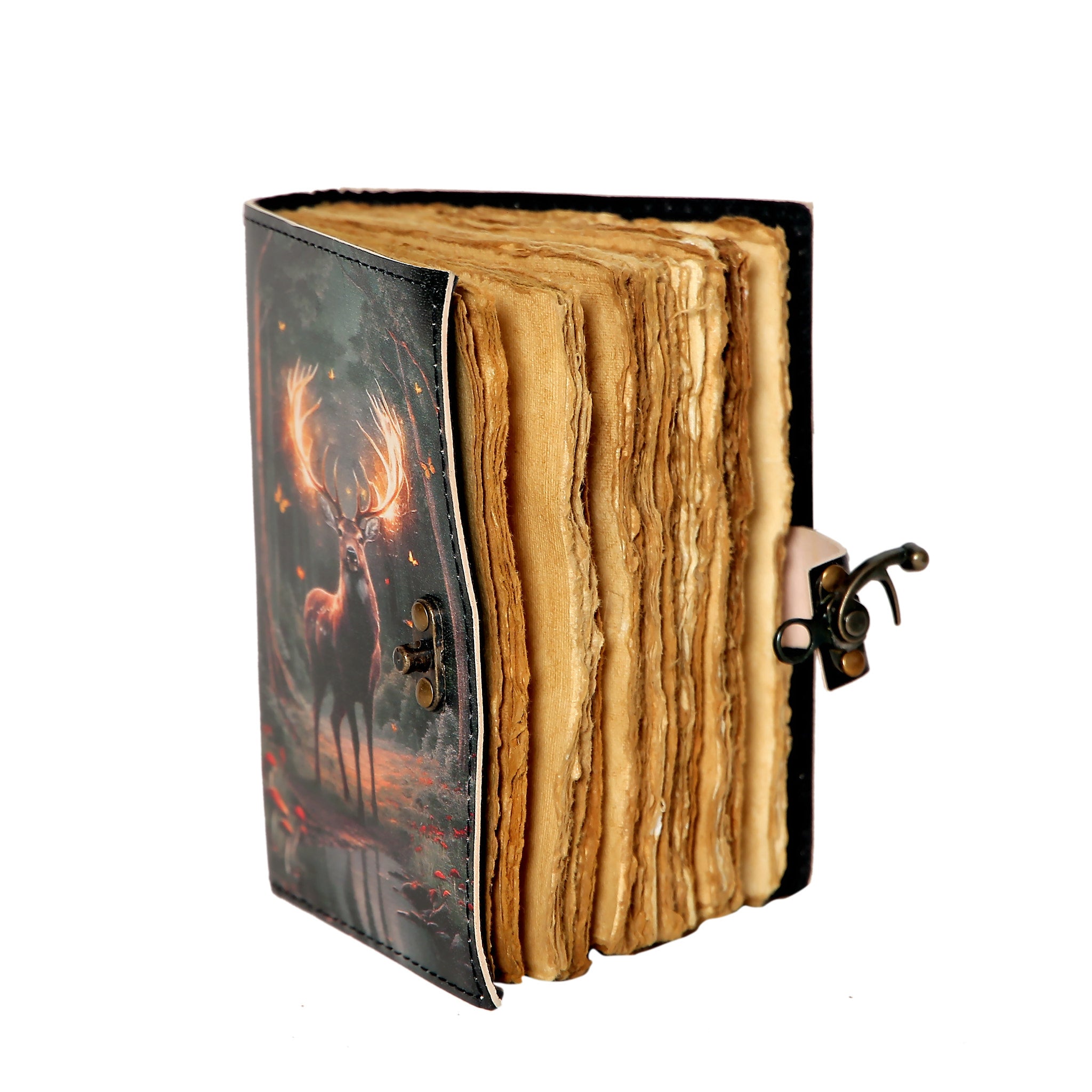 Deer Handmade Journal – Rustic Nature Writing & Sketchbook Notebook