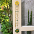 Gemini Zodiac Green Aventurine Suncatcher