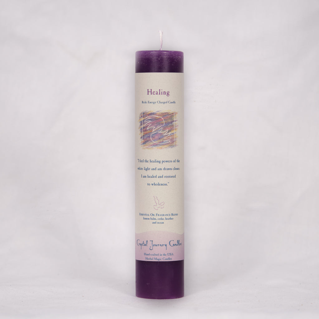 Crystal Journey: Herbal Magic Reiki-Charged Pillars