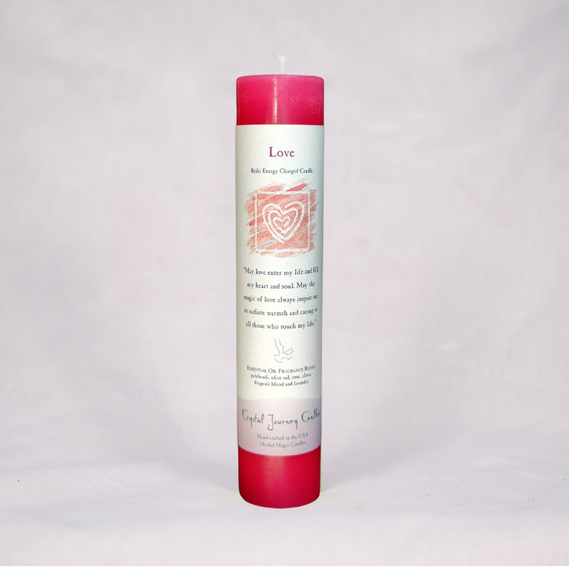 Crystal Journey: Herbal Magic Reiki-Charged Pillars