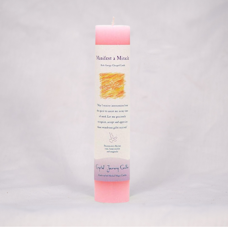 Crystal Journey: Herbal Magic Reiki-Charged Pillars