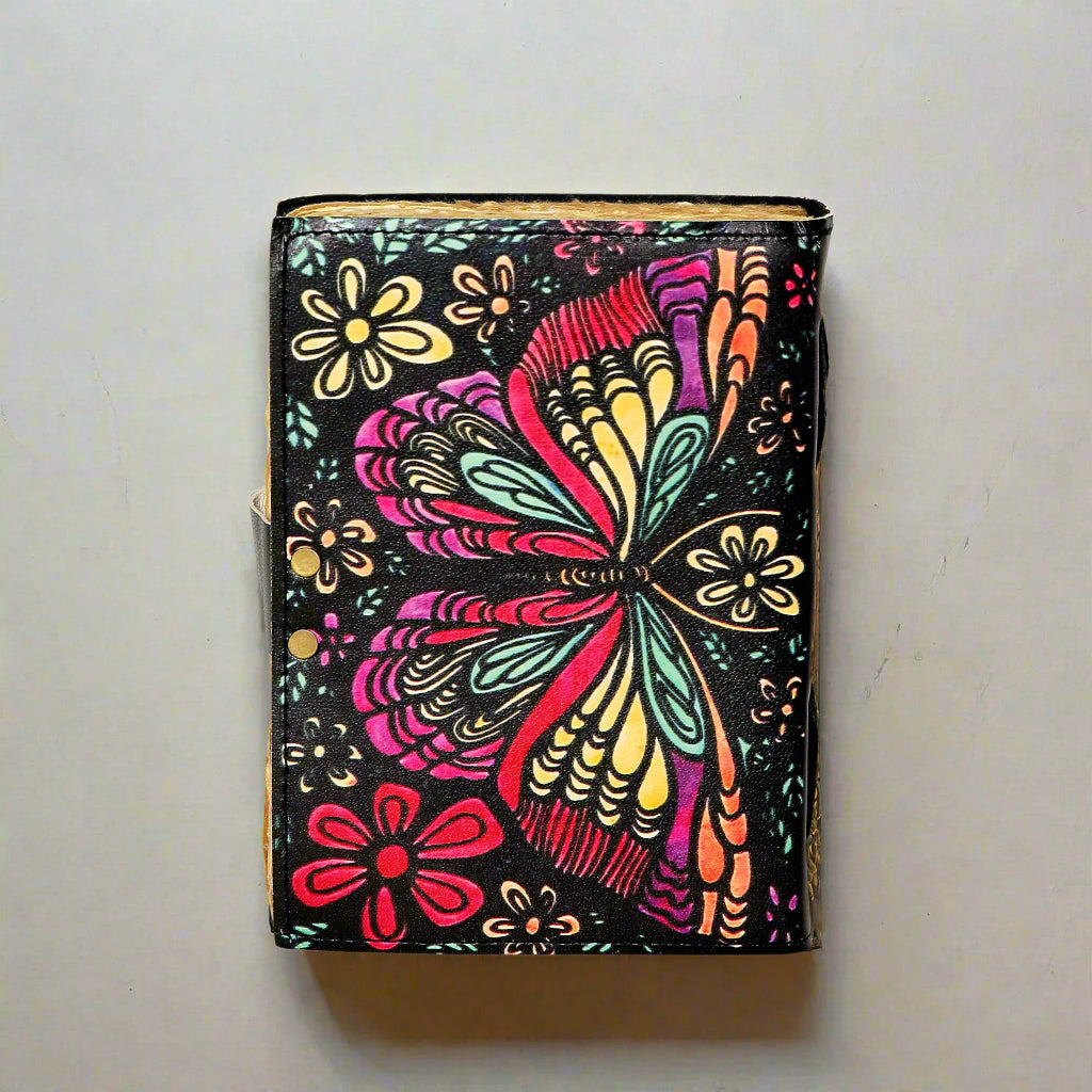 Multicolor Butterfly Handmade Journal – Artistic Writing & Creative Notebook