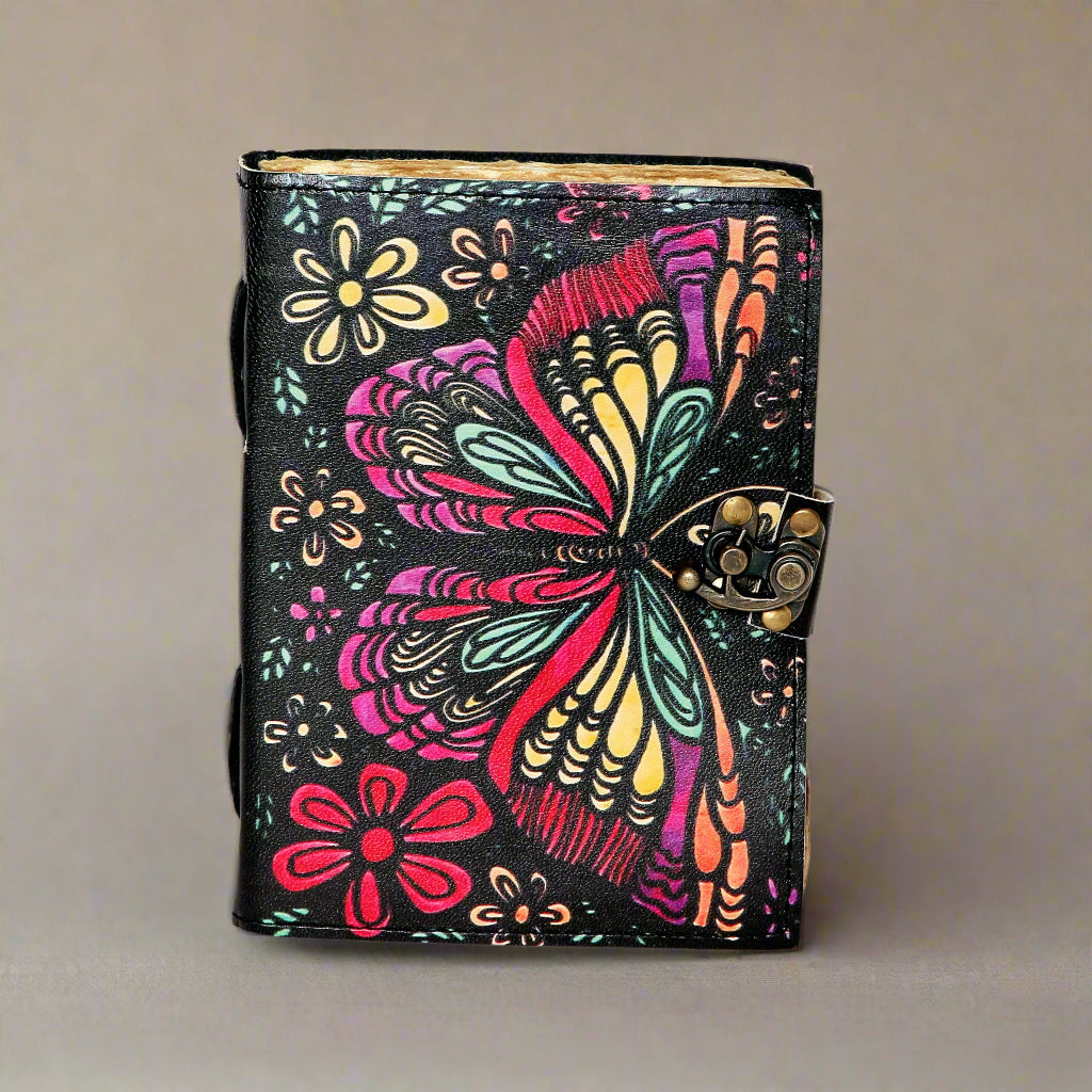 Multicolor Butterfly Handmade Journal – Artistic Writing & Creative Notebook