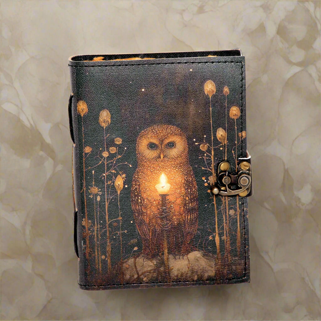 Owl Handmade Journal – Artistic Writing & Sketchbook Notebook