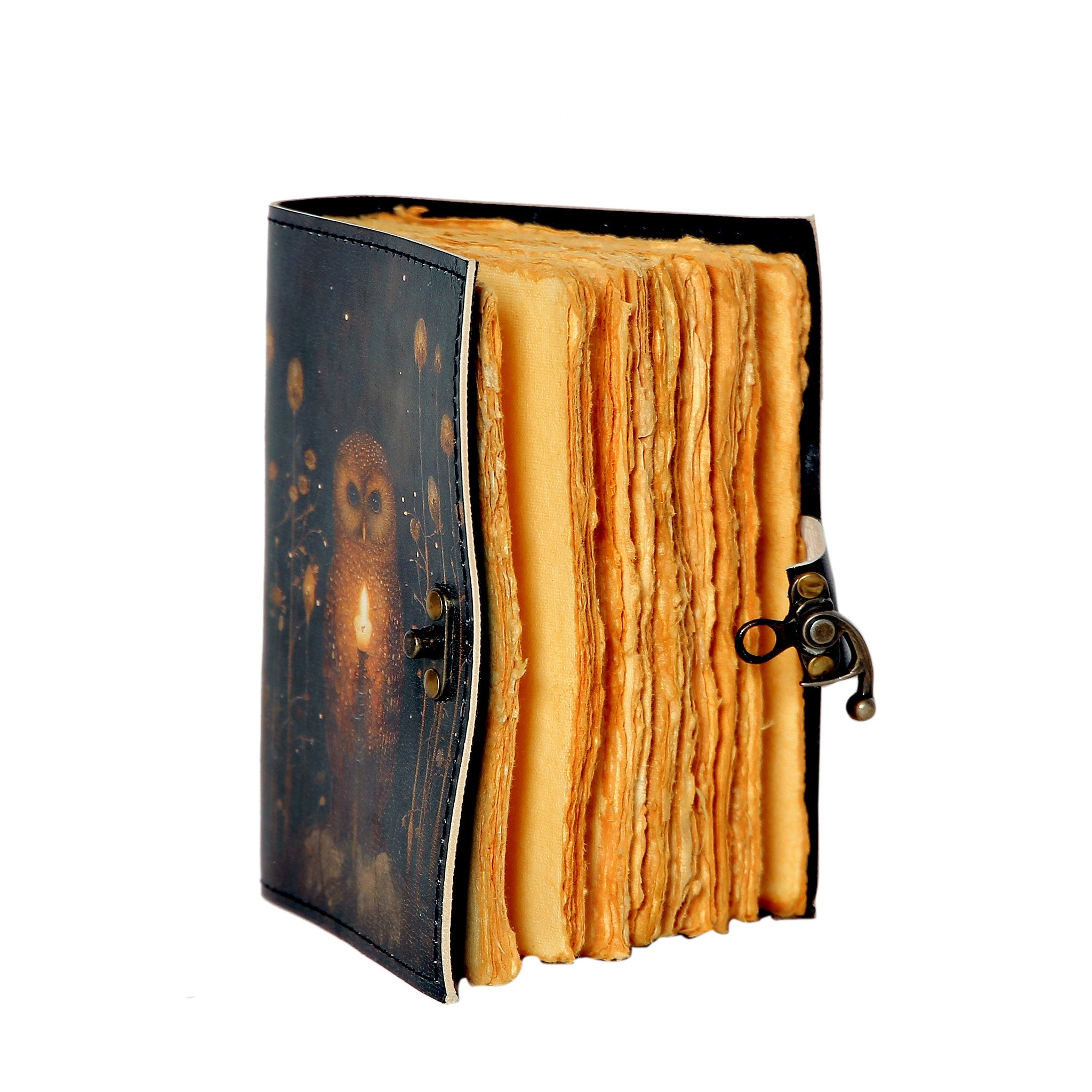 Owl Handmade Journal – Artistic Writing & Sketchbook Notebook