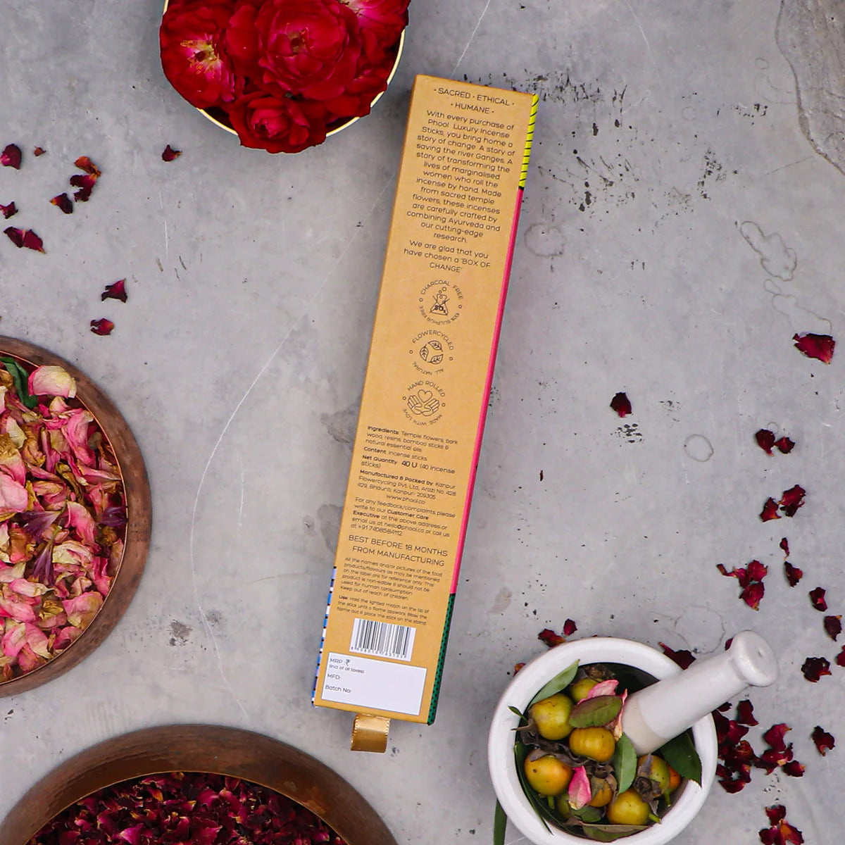 Phool Indian Rose Incense Sticks