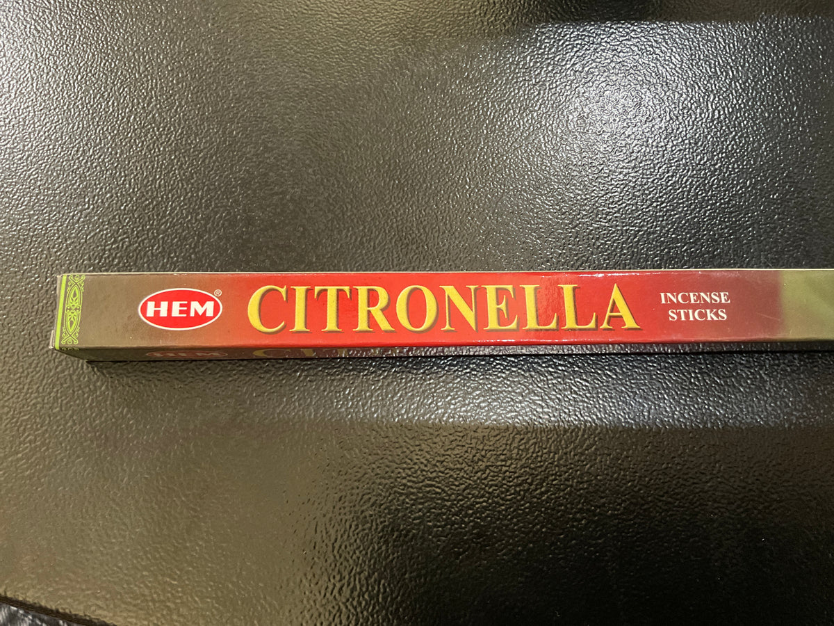 HEM - CITRONELLA - Square 8 Stick Box