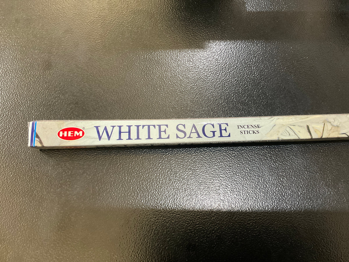 HEM - WHITE SAGE - Square 8 Stick Box