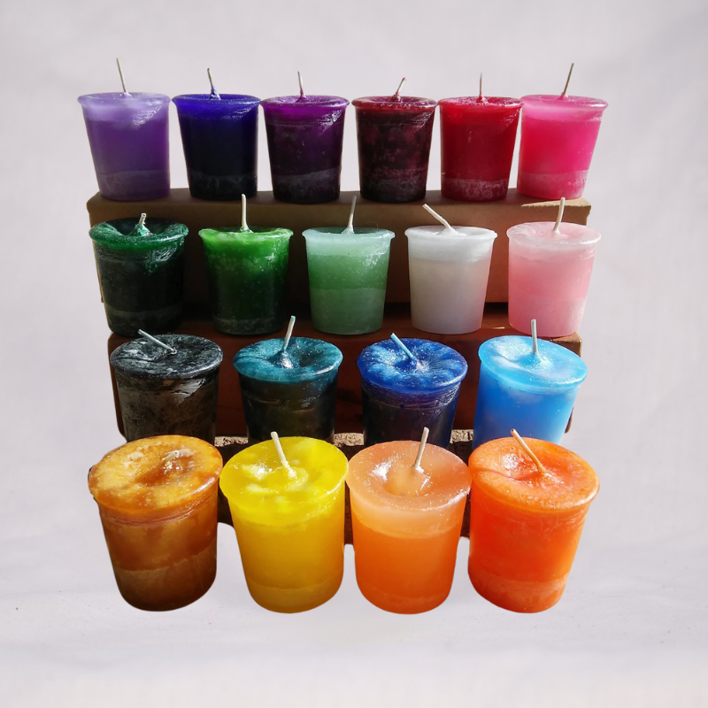 Crystal Journey: Herbal Magic Reiki-Charged Votives (5 for$10 code:CJ20)