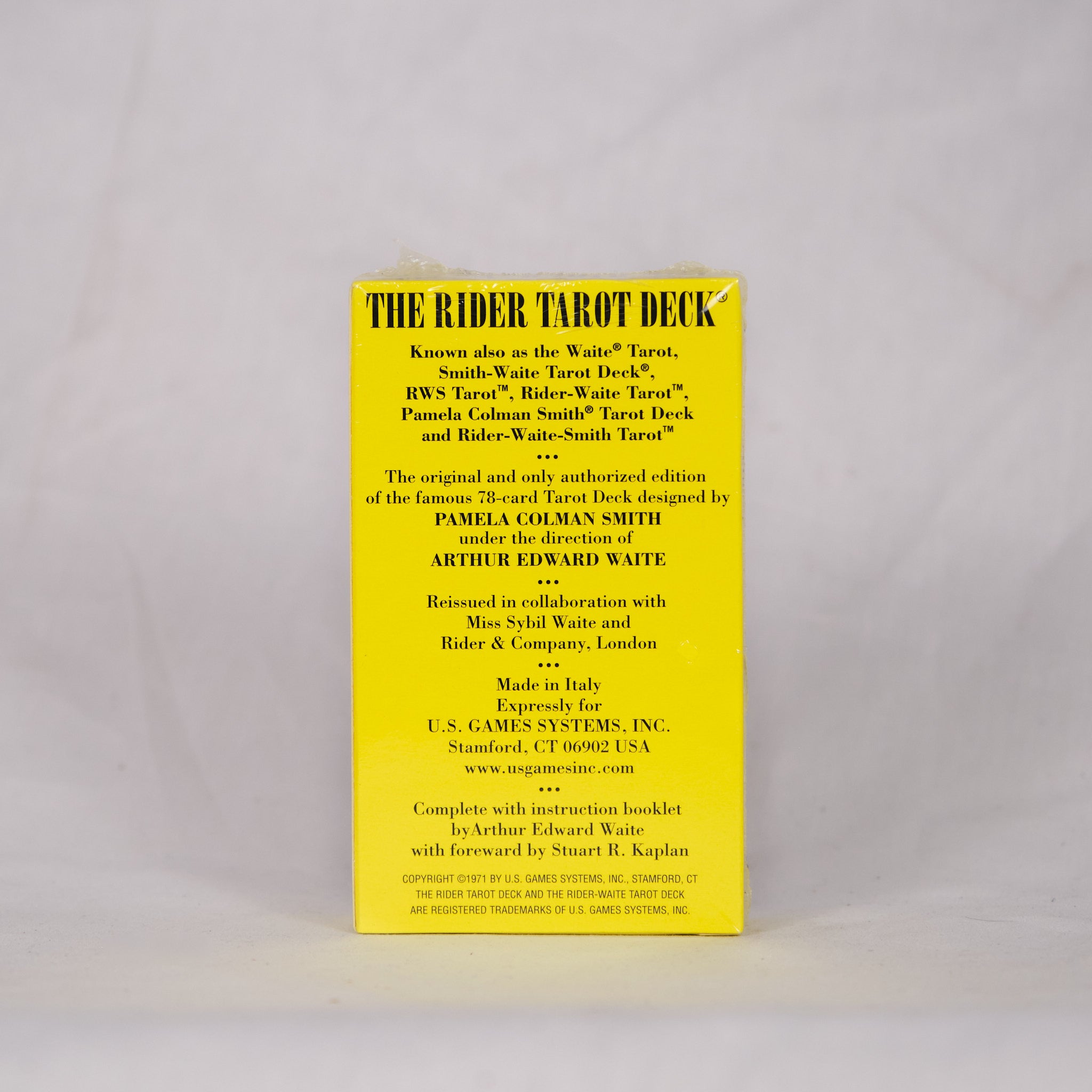 The Rider Tarot Deck