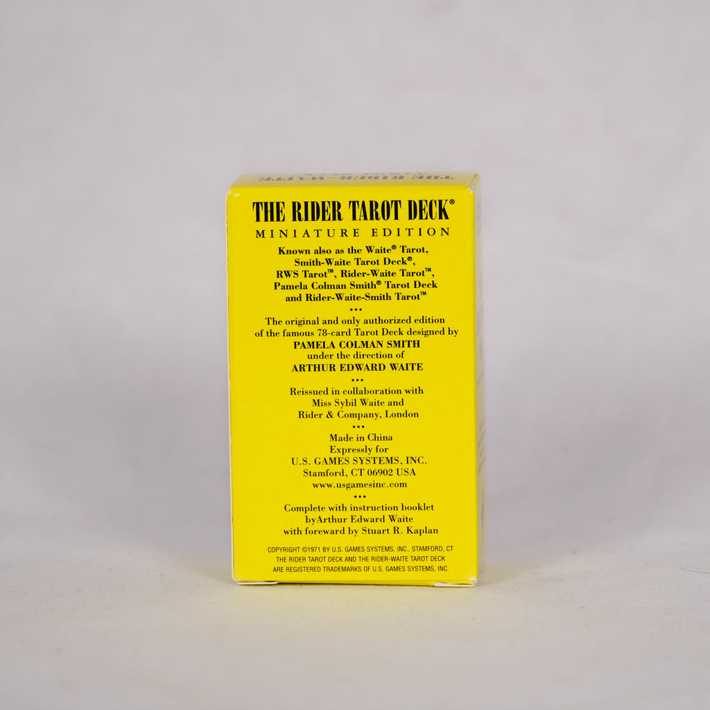Miniature Rider-Waite Tarot Deck